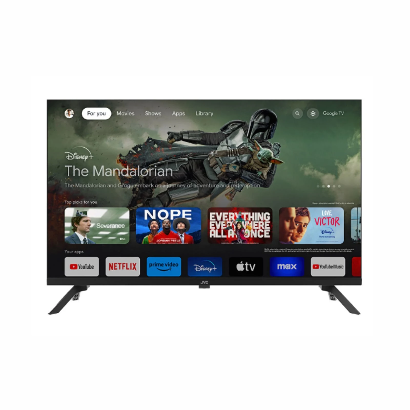 TV SMART JVC DE 43 PULGADAS